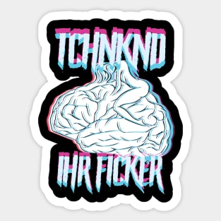 Techno festival Shirt Technokind Sticker